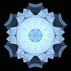 Light Blue Ornament Texture Modern Design