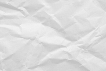white crumpled paper recycled kraft sheet texture background