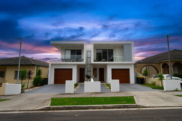 Fototapeta premium Apartment building in inner Sydney suburb NSW Australia