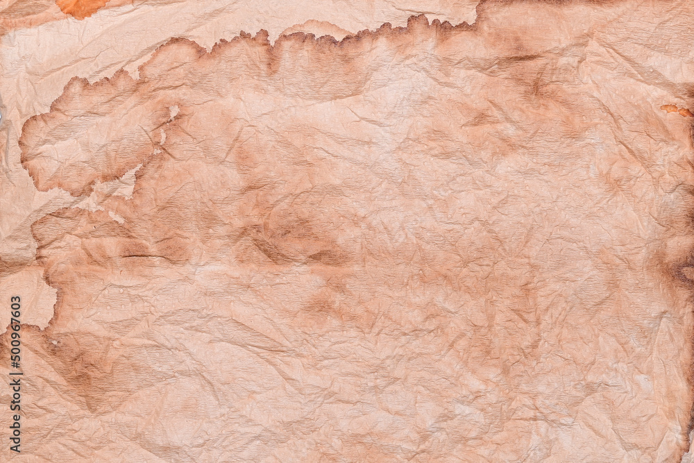 Aufkleber old brown crumpled paper texture background sheet of paper ,paper textures are perfect for your crea