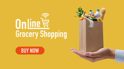 Online grocery shopping and home delivery