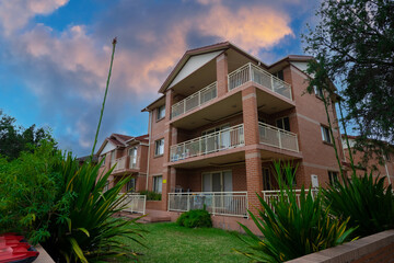 Apartment building in inner Sydney suburb NSW Australia