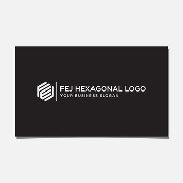 FEJ LOGO DESIGN VECTOR TEMPLATE