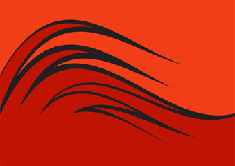 Abstract background with gradient wavy slash line pattern and with some copy space area