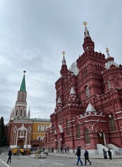 Fototapeta premium Building of the Moscow Kremlin, red square 