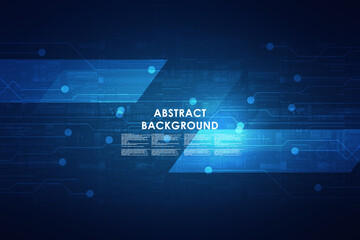 2d illustration abstract technology background concept
