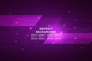 2d illustration abstract technology background concept
