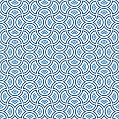 Ogee drop ornament. Maroccan scales mosaic tiles. Scallop motif. Oriental traditional pattern. Arabesque wallpaper