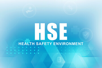 2d illustration health safety and environment
