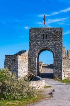 Eingangstor zur Kaliakra Festung an der Bulgarischen Schwarzmeerk&uuml;ste bei Balgarevo