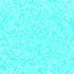 Abstract seamless pattern vector illustration. Blue waves surface.