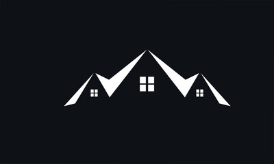initials alphabet logo icon vector home real estate