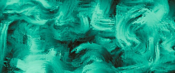 Abstract watercolour painting made with brush stroke, creative backdrop, teal light accent, hand drawn art, contemporary design, wallpaper for print