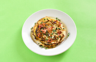 Roasted cabbage steaks