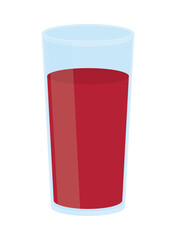 juice in a glass