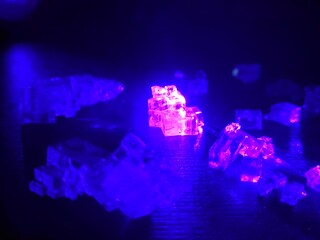 purple blue background - crystal 