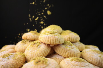 Eid and Ramadan Dates Sweets.Middle Eastern cookies. Kahk. Arabian cuisine.