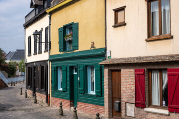 Naklejka premium Häuserfassaden in St-Leu (Amiens, Frankreich)