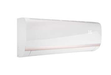 Fototapeta premium white air conditioner split system