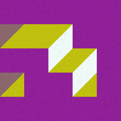 Implementation of Edward Zajec’s “Il Cubo” from 1971. Essentially a Truchet tile set of 8 tiles and rules for placement art illustration