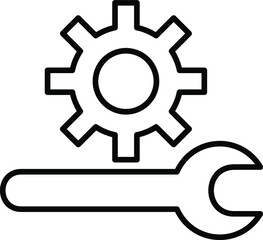 Unique Line Black Icon