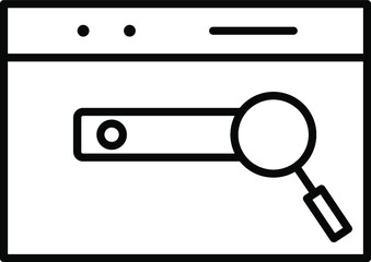 Unique Line Black Icon