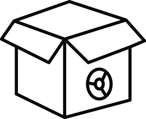 Unique Line Black Icon