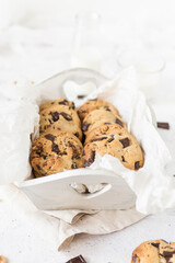 Malted Milk Chocolate Chip Cookies 