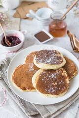 Sour milk breakfast pancakes