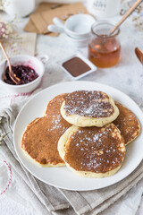 Sour milk breakfast pancakes
