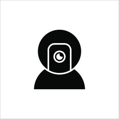 CCTV Icon Vector Trendy Flat Design on white background