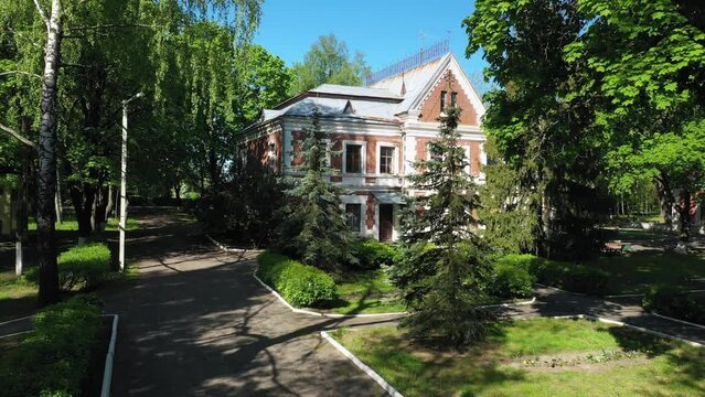 Manor-park Complex Gatowski-Poklevsky-Kozell Estate On Bank Of River Dobosna. Krasny Bereg Red Beach. Zhlobin district. RED BEACH VILLAGE. The city Krasnyj bereg. 