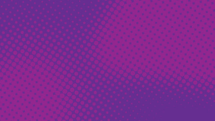 Superhero pop art background purple color in retro comic book style, fun dotted background, vector illustration eps10