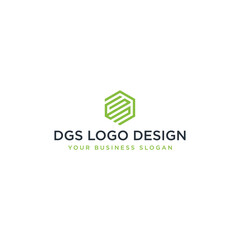 DGS OR GSD LOGO DESIGN VECTOR