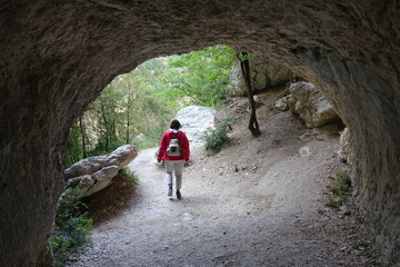 Tunnel in der Verdonschlucht