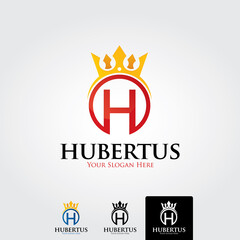 Letter h logo template - vector