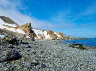 Antarctica rock mountain like Mars, the summer of Antarctica © Scott Yoontak Roh