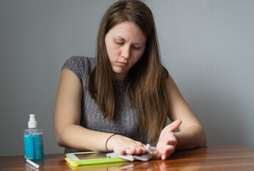 person writing on a notebook