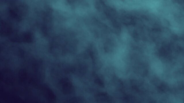 Slow Motion Rising Blue Smoke. Cinemagraph Like Subtle Effect. Seamless Background Loop.