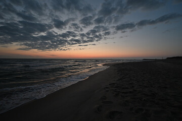 Fototapeta premium sunset at the beach