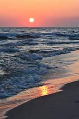 sunset at the beach