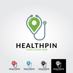 Health logo template - vector