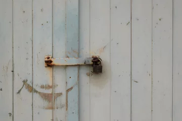Foto auf Alu-Dibond old door lock © Mitzy