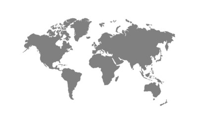 Fototapeta na wymiar World map isolated symbol. Stock vector illustration EPS 10
