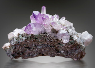 
amethyst mineral specimen stone rock geology gem crystal