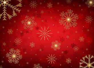 Fototapeta na wymiar background with beautiful snowflakes for new year and christmas
