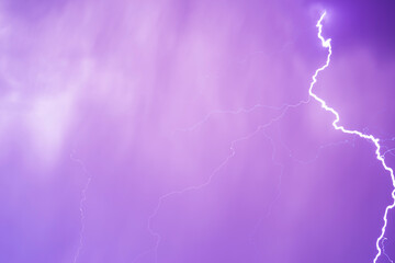 Lightning strike somewhere in the neighbourhood