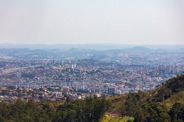 Urban landscape of Belo Horizonte, Minas Gerais, Brazil.