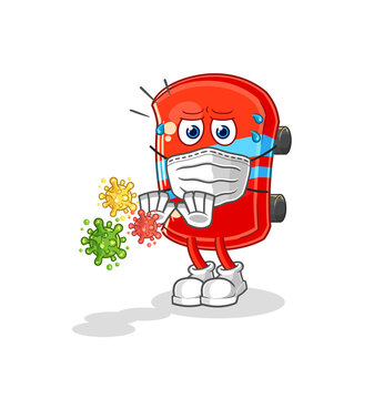 recommend clip art: skateboard refuse viruses cartoon. cartoon mascot vector