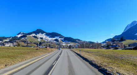 Château-d’Oex Gemeinde im Bezirk Riviera-Pays-d’Enhaut im Schweizer Kanton Waadt